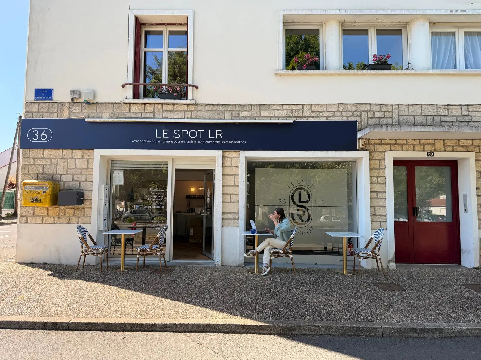 La façade du Spot au 36 avenue du Champ de Mars à La Rochelle